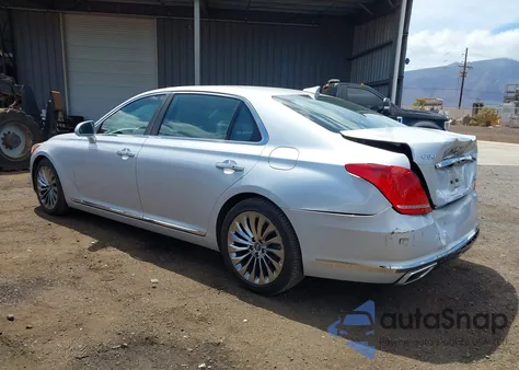 2017 Genesis G90 3.3T Premium z USA, uszkodzony, nr VIN KMHG34JA9HU024771